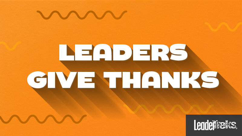 Leaders Give Thanks